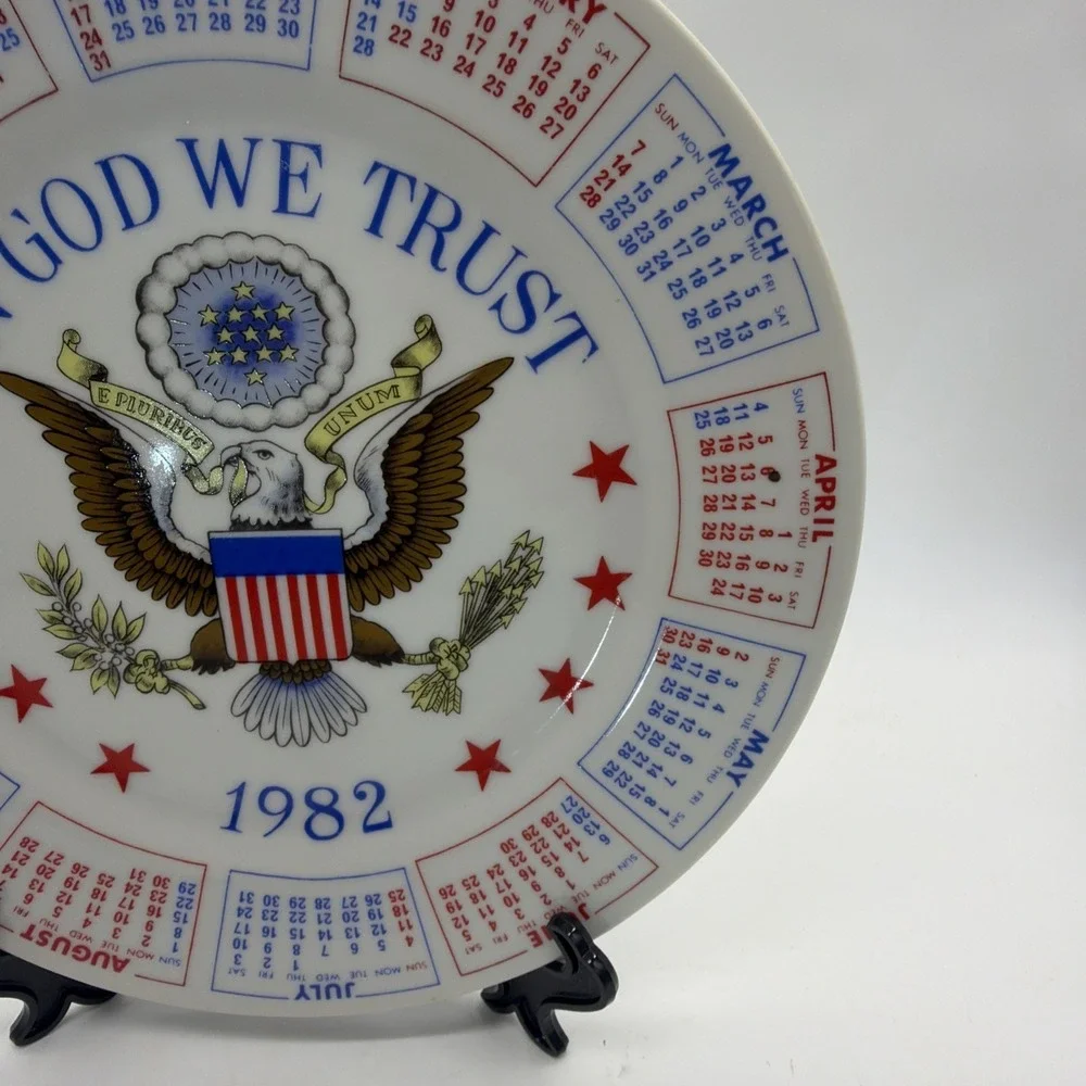 200th Anniversary American Bicentennial 1776-1976 Calendar Collector‎ Plate 9